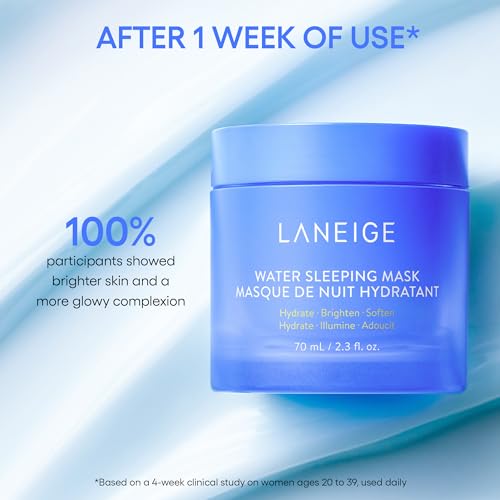 LANEIGE Lip Sleeping Mask: Nourish, Hydrate, Vitamin C, Murumuru & Shea Butter, Antioxidants, Flaky, Dry Lips