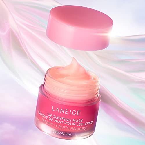 LANEIGE Lip Sleeping Mask: Nourish, Hydrate, Vitamin C, Murumuru & Shea Butter, Antioxidants, Flaky, Dry Lips