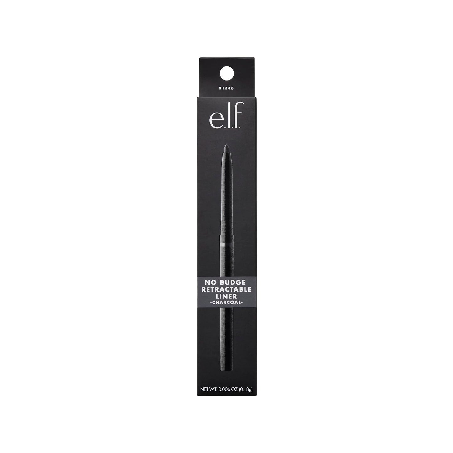 e.l.f. No Budge Retractable Eyeliner, Creamy, Ultra-Pigmented & Waterproof