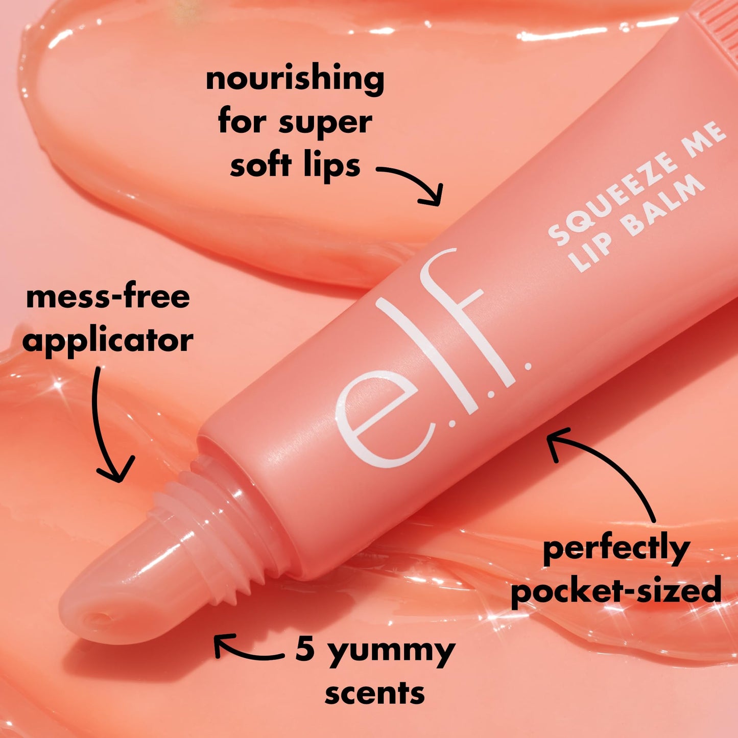 e.l.f. Squeeze Me Lip Balm, Moisturizing Lip Balm