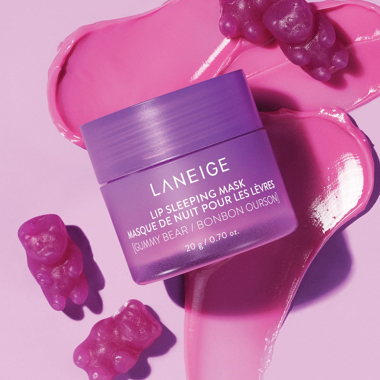 LANEIGE Lip Sleeping Mask: Nourish, Hydrate, Vitamin C, Murumuru & Shea Butter, Antioxidants, Flaky, Dry Lips