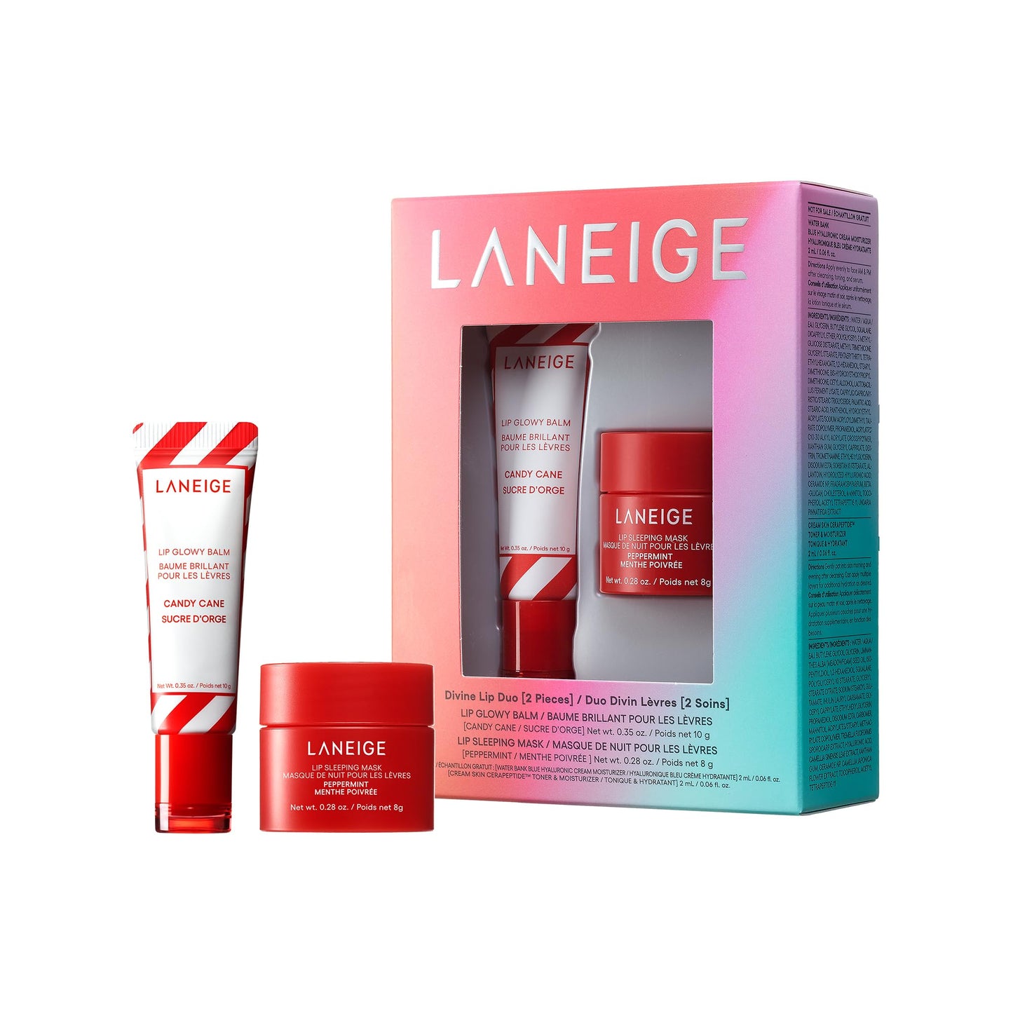 LANEIGE Lip Glowy Balm: Hydrate, Glossy, Lightweight, Moisturize & Tint with Shea Butter