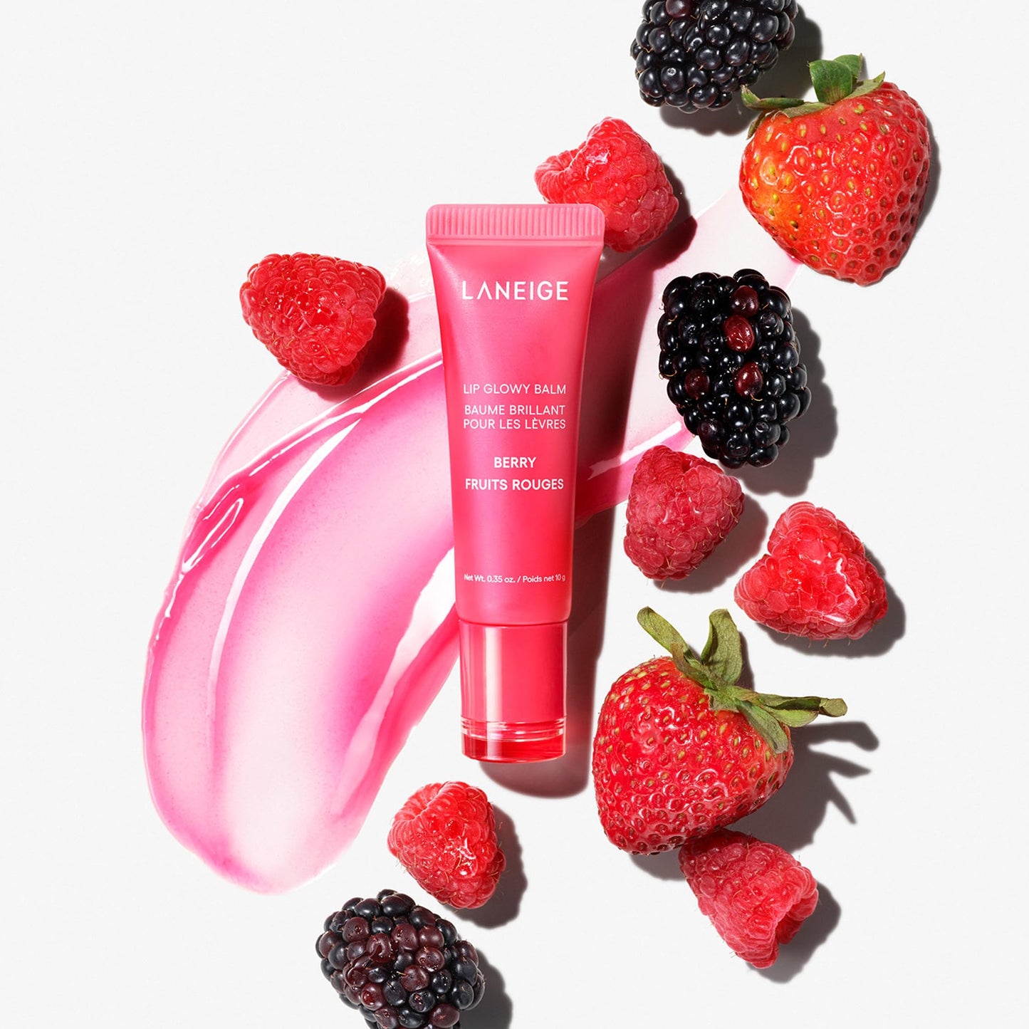 LANEIGE Lip Glowy Balm: Hydrate, Glossy, Lightweight, Moisturize & Tint with Shea Butter